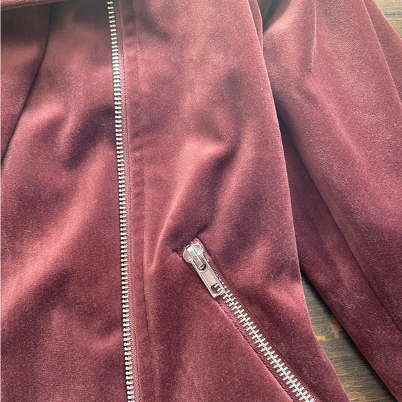 Vero moda burgundy moto jacket - Picture 5 of 8